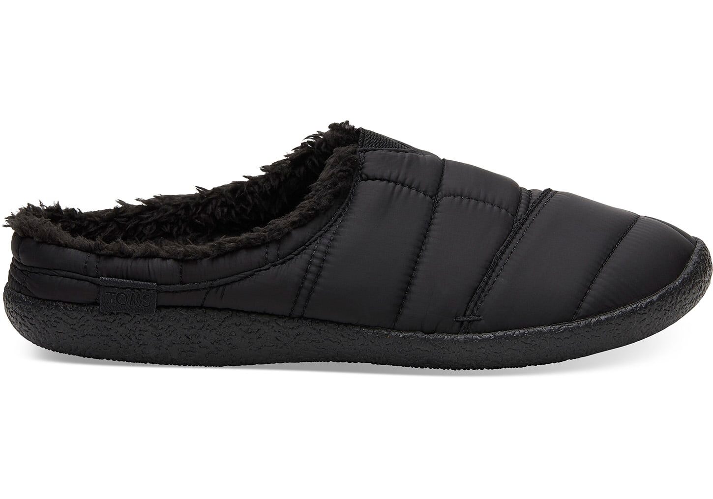 Toms Berkeley Quilted - Mens Slippers - Black - NZ - 072584VFC